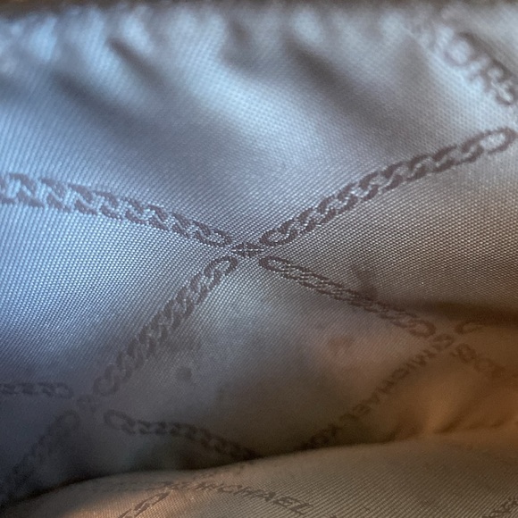 ⭐️MICHAEL KORS⭐️Gold & Camel Jet Set Large Signature Logo Wallet/EUC - Picture 10 of 10